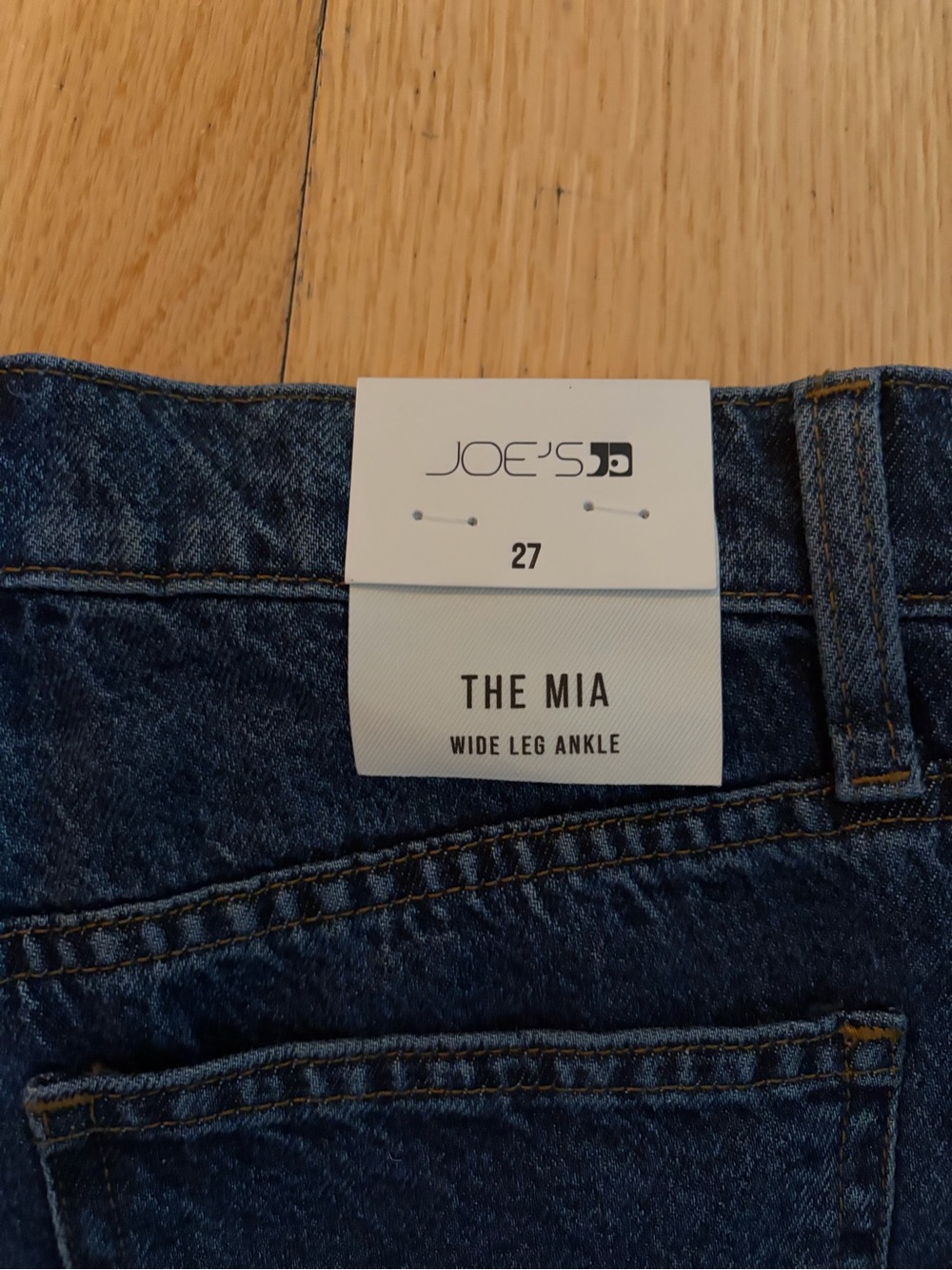 Wide Leg Dark Blue Jeans - Joe's Jeans - Picture 3 of 7